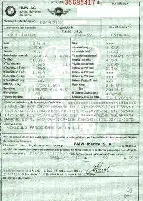 Veículo de Sucata bmw serie 3 touring (e91) 2.0 16v diesel do ano 2006 alimentado 204d4d