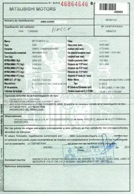Утилизация автомобиля mitsubishi asx (ga0w) 1.8 di-d cat года 2012 питание 4n13