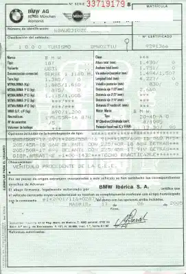 Veículo de Sucata bmw serie 1 berlina (e81/e87) 2.0 16v diesel cat do ano 2005 alimentado 20-4d-a d