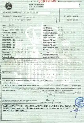 Утилизация автомобиля saab 9-3 (ys3f, e79, d79, d75) 2.0 t года 2005 питание b207r