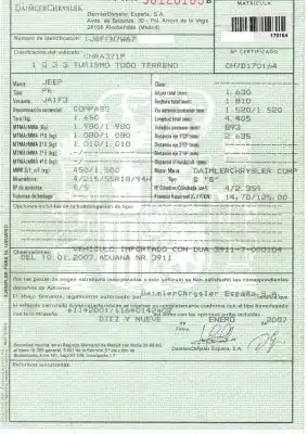 Scrapping Vehicle jeep compass 2.4 16v cat of the year 2007 powered b