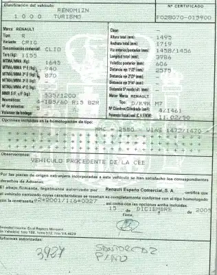 Veículo de Sucata renault clio iii 1.5 dci diesel do ano 2005 alimentado k9km768