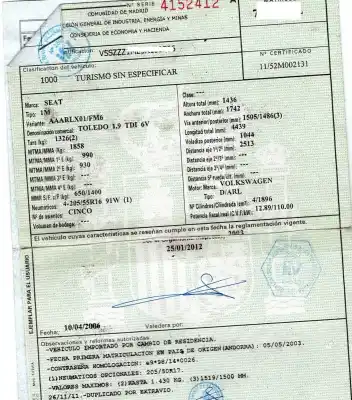 Veículo de Sucata seat toledo ii (1m2) 1.9 tdi do ano 2003 alimentado arl