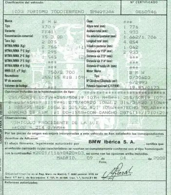 Veículo de Sucata bmw x5 (e70) 3.0 turbodiesel cat do ano 2008 alimentado 306d3