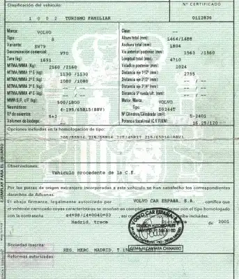 Veículo de Sucata volvo v70 familiar 2.4 d do ano 2001 alimentado d5244t