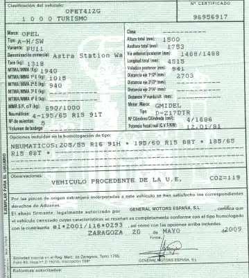 Здавання транспортного засобу opel                                               astra h gtc (a04)                                                                                                                                                                                                                                          1.7 cdti (l08) року 2009 потужний z17dtr