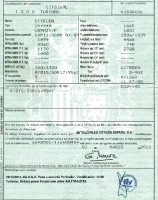 Здавання транспортного засобу citroen c4 picasso i monospace (ud_) 1.6 hdi року 2010 потужний 9hz