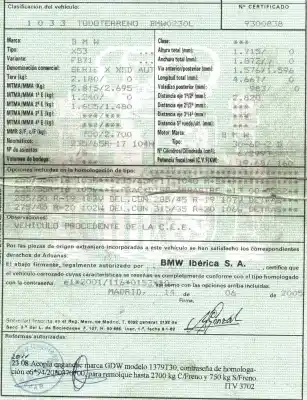 Veículo de Sucata bmw x5 (e53) 3.0d do ano 2005 alimentado 306d2