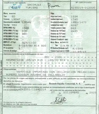 Здавання транспортного засобу dacia logan (ls_) 1.6 (lsob lsod lsof lsoh) року 2005 потужний k7mf7