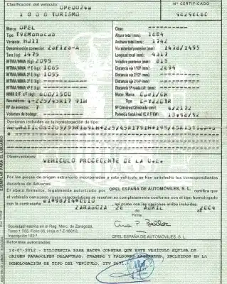 Veicolo di demolizione opel zafira a elegance dell'anno 2004 alimentato y22dtr