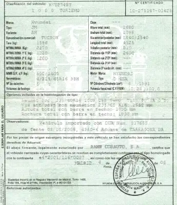 Scrapping Vehicle hyundai tucson (jm) 2.0 crdi of the year 2006 powered d4ea