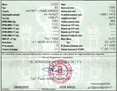 Утилизация автомобиля audi a4 b5 avant (8d5) 2.5 tdi года 1999 питание afb