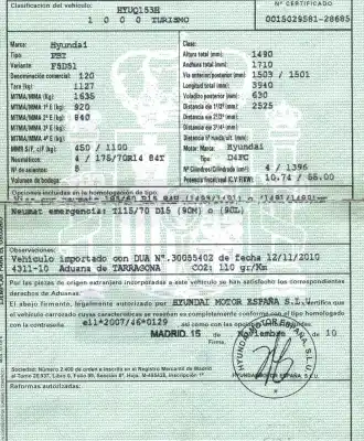 Veículo de Sucata hyundai i20 i (pb, pbt) 1.4 crdi do ano 2010 alimentado d4fc