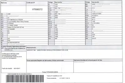 Утилизация автомобиля citroen                                            c3 / c3 origin iii (sx)                                                                                                                                                                                                                                    1.2 vti 82 года 2017 питание hm01