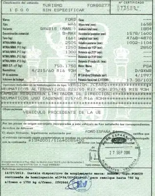 Veículo de Sucata ford s-max (ca1) 2.0 tdci cat do ano 2006 alimentado qxwb