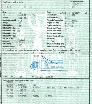 Scrapping Vehicle ford focus lim. (cb4) 1.6 tdci cat of the year 2008 powered g8db