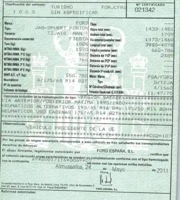 Утилизация автомобиля ford fiesta (cb1) motor 1.6 ltr. - 70 kw tdci cat года 2011 питание tzja