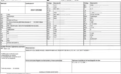 Scrapping Vehicle skoda kamiq (nw4) 1.5 tsi of the year 2020 powered dpc