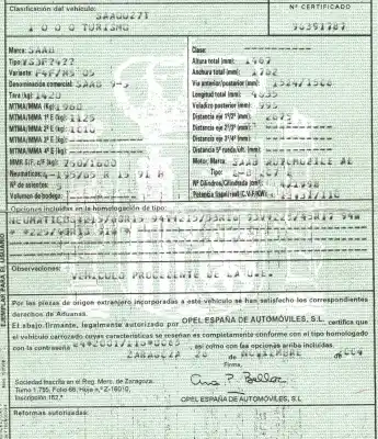 Veículo de Sucata saab 9-3 berlina 1.8 cat do ano 2004 alimentado b207e