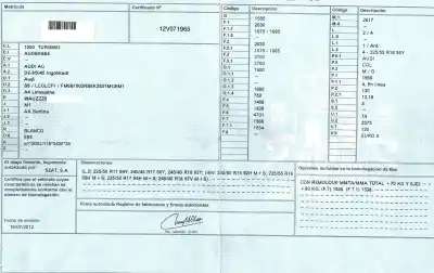 Veículo de Sucata audi a4 berlina (b8) 2.0 16v tdi do ano 2012 alimentado cgl