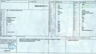 Scrapping Vehicle chrysler 300 c 3.0 crd cat of the year 2006 powered 642982