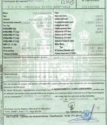 Здавання транспортного засобу volkswagen caddy ka/kb (2k) 2.0 sdi року 2005 потужний bdj