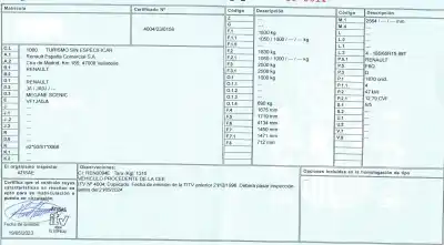 Scrapping Vehicle renault megane i scenic (ja0) 1.9 d alize of the year 1999 powered f8q5788