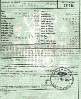 Здавання транспортного засобу ford fiesta v (jh_, jd_) 1.6 16v року 2002 потужний fyja