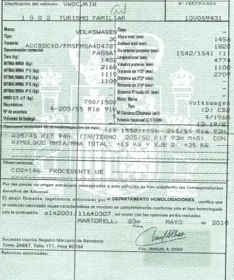 Здавання транспортного засобу volkswagen passat variant (3c5) 2.0 tdi року 2010 потужний cbd