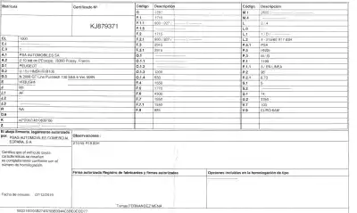 Утилизация автомобиля peugeot 2008 ii (ud_, us_, uy_, uk_) 1.2 puretech 130 года 2019 питание hn05