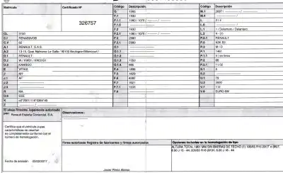 Veicolo di demolizione renault kangoo 1.5 dci diesel fap dell'anno 2017 alimentato k9ke628