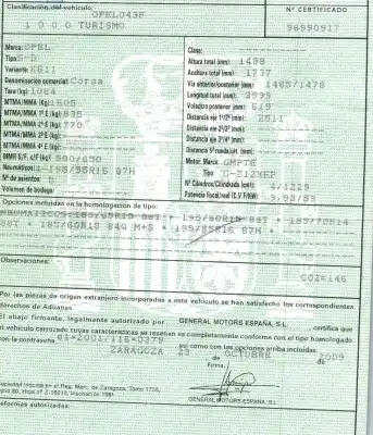 Здавання транспортного засобу opel corsa d (s07) 1.2 (l08 l68) року 2009 потужний z12xep