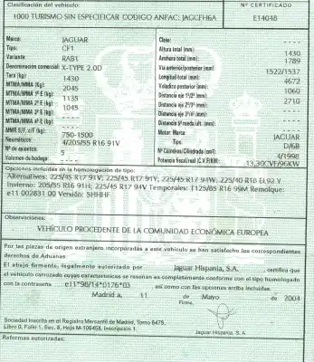 Здавання транспортного засобу jaguar x-type i (x400) 2.0 d року 2004 потужний 6b