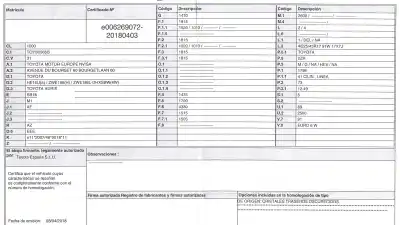 Veículo de Sucata toyota auris 1.8 16v (híbrido) do ano 2018 alimentado 2zr