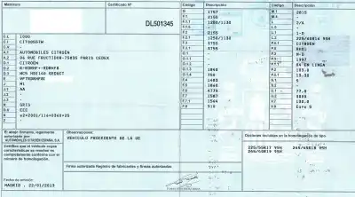 Sloopvoertuig citroen c5 berlina 2.0 hdi fap van het jaar 2013 aangedreven rh01
