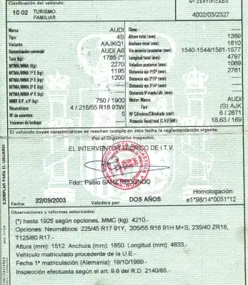 Утилизация автомобиля audi                                               a6 avant (4b5)                                                                                                                                                                                                                                             2.7 v6 30v biturbo                                                                                                                                                                                                                                         года 1999 питание ajk