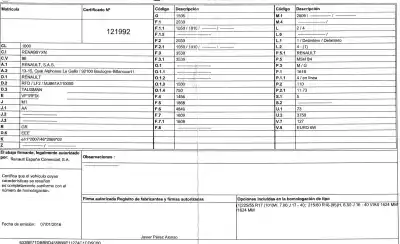 Veicolo di demolizione renault talisman 1.6 tce energy dell'anno 2016 alimentato m5mb450