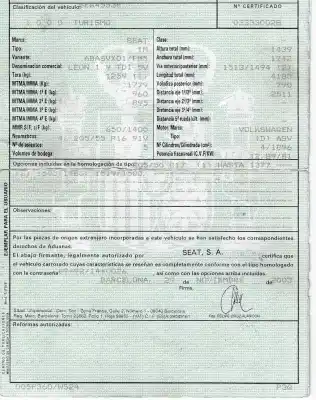 Утилизация автомобиля seat leon (1m1) 1.9 tdi года 2003 питание asv