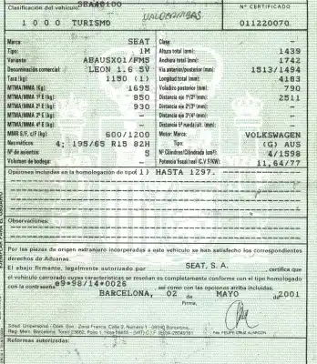 Veículo de Sucata seat                                               leon (1m1)                                                                                                                                                                                                                                                 1.6 16v                                                                                                                                                                                                                                                    do ano 2001 alimentado aus