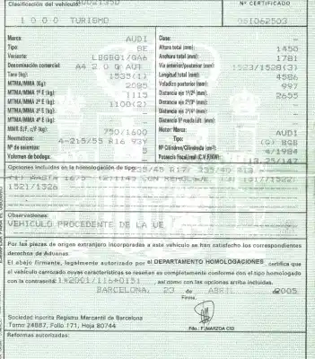 Veículo de Sucata audi a4 berlina (8ec) 2.0 16v tfsi do ano 2005 alimentado bgb