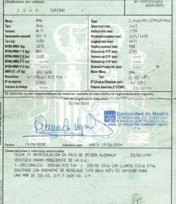 Véhicule à la ferraille bmw                                                serie 3 berlina (e46)                                                                                                                                                                                                                                      2.0 16v diesel cat                                                                                                                                                                                                                                         de l'année 1999 alimenté 204d1