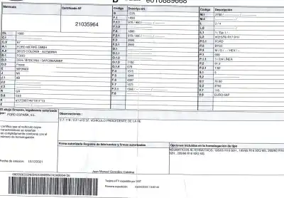 Veículo de Sucata ford focus turn. 1.0 ecoboost cat do ano 2021 alimentado b7dc