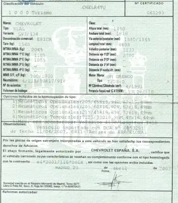 Veículo de Sucata chevrolet epica 2.0 diesel cat do ano 2007 alimentado z20s