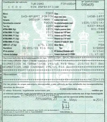 Veículo de Sucata ford focus lim. (cb4) 1.6 tdci cat do ano 2011 alimentado g8dd