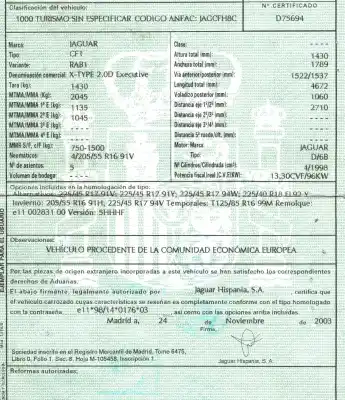 Утилизация автомобиля jaguar x-type i (x400) 2.0 d года 2003 питание 6b
