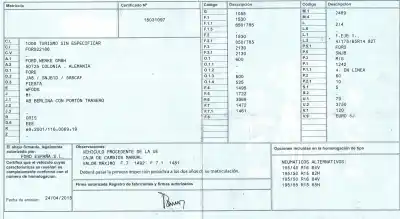 Scrapping Vehicle ford                                               fiesta vi (cb1, ccn)                                                                                                                                                                                                                                       1.25 of the year 2015 powered snjb