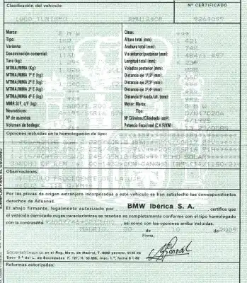 Veículo de Sucata bmw serie 1 berlina (e81/e87) 2.0 16v diesel cat do ano 2009 alimentado n47d20a