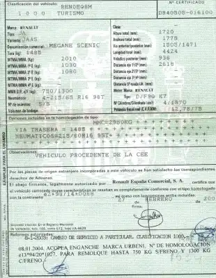 Утилизация автомобиля renault                                            scenic rx4 (ja0)                                                                                                                                                                                                                                           1.9 dci salomon года 2002 питание f9qk7