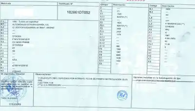 Veículo de Sucata citroen c3 1.6 16v hdi fap do ano 2005 alimentado nfu