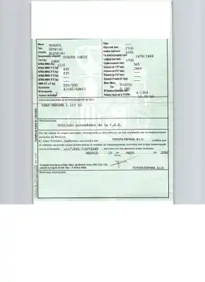 Утилизация автомобиля toyota                                             yaris (_p9_)                                                                                                                                                                                                                                               1.4 d-4d (nlp90_) года 2006 питание 1nd